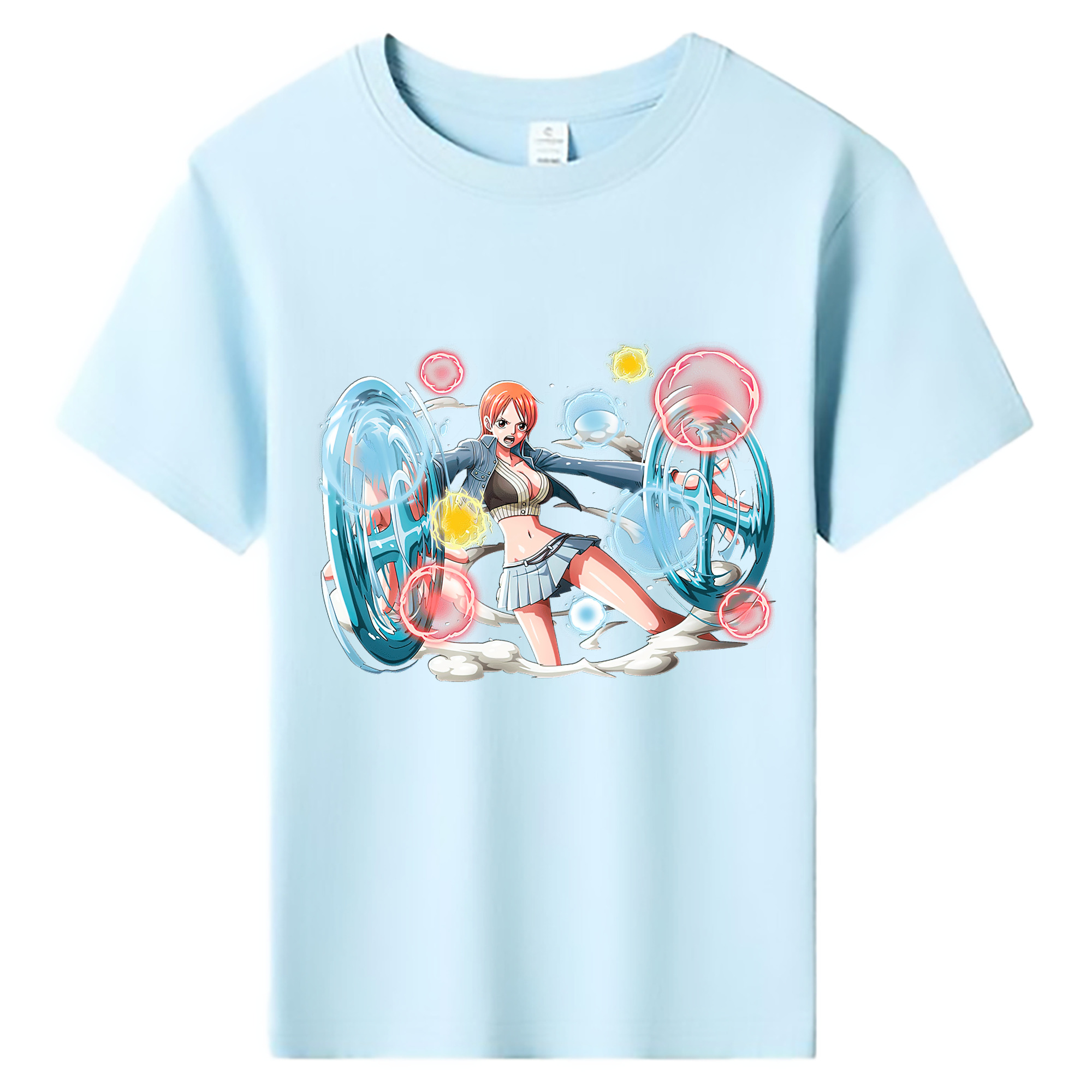 ワンピース ナミ ONE PIECE Nami 綿100％キッズTシャツ（フロントプリント）